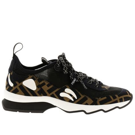 fendi women's tennis shoes|flat women fendi shoes.